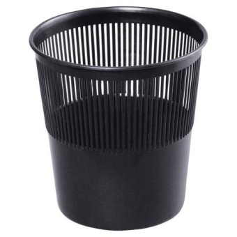 Корзина для бумаг BRAUBERG сетчатая 9 литров черная 237001 от магазина РЭССИ