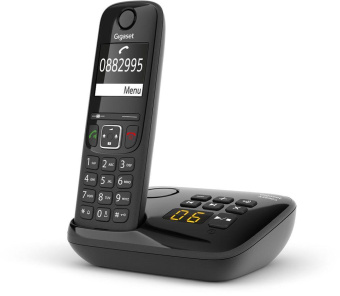 Р/Телефон Dect Gigaset AS690A RUS черный автооветчик АОН от магазина РЭССИ