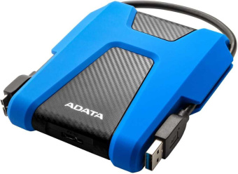 Жесткий диск A-Data USB 3.0 1Tb AHD680-1TU31-CBL HD680 DashDrive Durable 2.5" синий от магазина РЭССИ