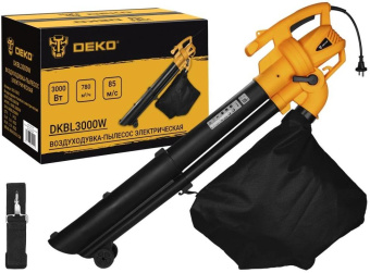 Воздуходувка-пылесос Deko DKBL3000W 3000Вт пит.:от сети оранжевый/черный от магазина РЭССИ