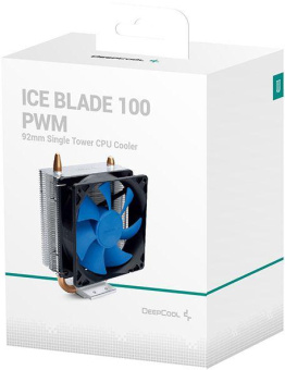Устройство охлаждения(кулер) Deepcool ICE BLADE 100 PWM 1700 Soc-AM4/1151/1200/1700 4-pin 15-29dB Al+Cu 100W 309gr Ret от магазина РЭССИ