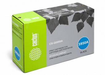 Картридж лазерный Cactus CS-Q5950A Q5950A черный (11000стр.) для HP CLJ 4700 от магазина РЭССИ
