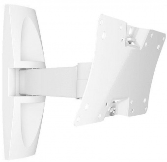 Кронштейн для телевизора Holder LCDS-5063 белый 19"-32" макс.30кг настенный поворот и наклон от магазина РЭССИ