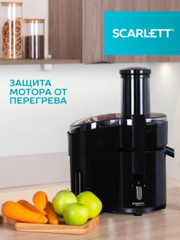Соковыжималка центробежная Scarlett SC-JE50P02 1400Вт рез.сок.:1000мл. черный от магазина РЭССИ
