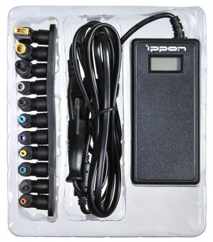 Блок питания Ippon D90U автоматический 90W 15V-19.5V 8-connectors 4.5A 1xUSB 2.1A от бытовой электросети LСD индикатор от магазина РЭССИ
