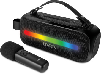 Колонка порт. Sven PS-235 черный 12W 2.0 BT 3600mAh (SV-022075) от магазина РЭССИ