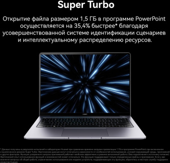Ноутбук Huawei MateBook 14S HookeG-W7611T Core i7 13700H 16Gb SSD1Tb Intel Iris Xe graphics 14.2" IPS Touch 2.5K (2560x1680) Windows 11 Home grey space WiFi BT Cam (53013SDK) от магазина РЭССИ