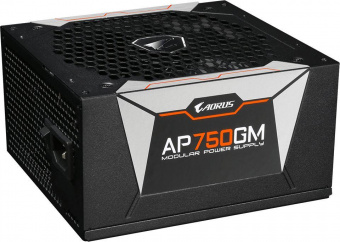 Блок питания Gigabyte ATX 750W AORUS GP-AP750GM 80+ gold 24+2x(4+4) pin APFC 135mm fan 6xSATA Cab Manag RTL от магазина РЭССИ
