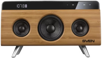 Колонка порт. Sven АС HA-930 дерево/черный 30W 1.0 BT/3.5Jack/USB 2200mAh от магазина РЭССИ