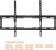 Кронштейн для телевизора Buro MT3 черный 32"-70" макс.40кг настенный наклон от магазина РЭССИ