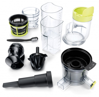 Соковыжималка шнековая Hyundai HY-JS7534 300Вт рез.сок.:600мл. зеленый/черный от магазина РЭССИ