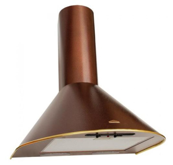 Вытяжка каминная Elikor Эпсилон 60П-430-П3Л медный антик/золотистый управление: ползунковое (1 мотор) от магазина РЭССИ