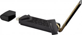 Сетевой адаптер WiFi Asus USB-AX56 AX1800 USB 3.0 (ант.внеш.несъем.) от магазина РЭССИ