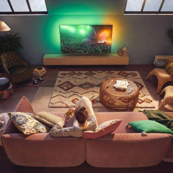 Телевизор LED Philips 55" 55PUS8108/60 Series 8 серебристый 4K Ultra HD 60Hz DVB-T DVB-T2 DVB-C DVB-S DVB-S2 USB WiFi Smart TV (RUS) от магазина РЭССИ