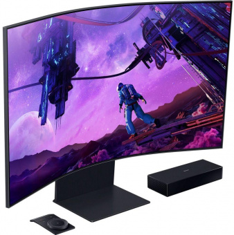 Монитор Samsung 55" Odyssey Ark LS55BG970NIXCI черный VA LED 1ms 16:9 HDMI M/M матовая HAS Piv 600cd 178гр/178гр 3840x2160 FreeSync Premium Pro UHD USB 41.5кг от магазина РЭССИ