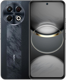 Смартфон Tecno Spark 30 Pro 256Gb 8Gb черный моноблок 3G 4G 2Sim 6.78" 1080x2436 Android 14 108Mpix 802.11 a/b/g/n/ac NFC GPS GSM900/1800 Protect FM microSD max1024Gb от магазина РЭССИ
