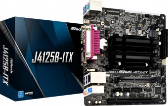 Материнская плата Asrock J4125B-ITX 2xDDR4 mini-ITX AC`97 8ch(7.1) GbLAN+VGA+HDMI от магазина РЭССИ