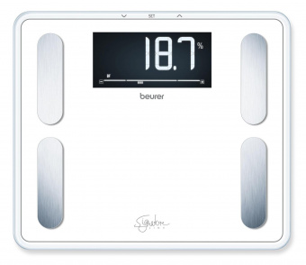 Весы напольные электронные Beurer BF410 Signature Line макс.200кг белый от магазина РЭССИ