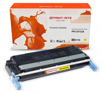 Картридж лазерный Print-Rite TRH216YPU1J PR-C9732A C9732A желтый (13000стр.) для HP CLJ 5500/5550 от магазина РЭССИ