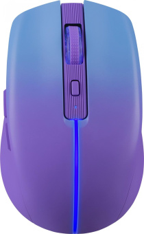 Мышь Defender Mystery MM-301 фиолетовый оптическая 1600dpi silent беспров. BT/Radio USB 5but (52301) от магазина РЭССИ