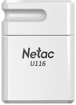 Флеш Диск Netac 4GB U116 NT03U116N-004G-20WH USB2.0 белый от магазина РЭССИ