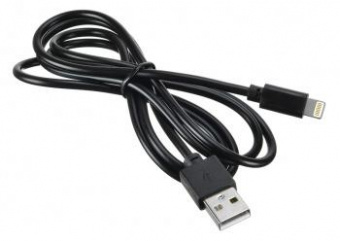 Кабель Digma LIGHT-1.2M-BLK USB (m)-Lightning (m) 1.2м черный от магазина РЭССИ
