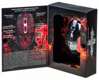 Мышь Оклик 895G HELLFIRE черный оптическая (3200dpi) USB (6but) от магазина РЭССИ