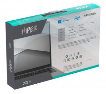 Ноутбук Hiper DZEN MTL1569 Core i7 1165G7 16Gb SSD512Gb Intel Iris Xe graphics 15.6" IPS FHD (1920x1080) Windows 10 Professional grey WiFi BT Cam 5700mAh (SEWQ7BD) от магазина РЭССИ