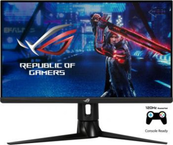 Монитор Asus 27" ROG Strix XG27AQ темно-серый IPS LED 16:9 HDMI M/M матовая HAS Piv 400cd 178гр/178гр 2560x1440 170Hz G-Sync DP 2K USB 8.6кг от магазина РЭССИ