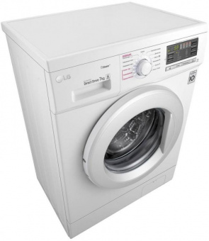 Стиральная машина LG F1296HDS0 класс: A загр.фронтальная макс.:7кг белый от магазина РЭССИ