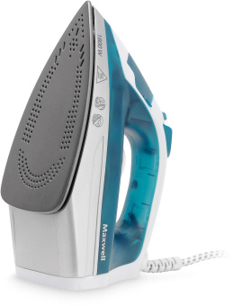 Утюг Maxwell MW-3056 1800Вт белый/синий от магазина РЭССИ