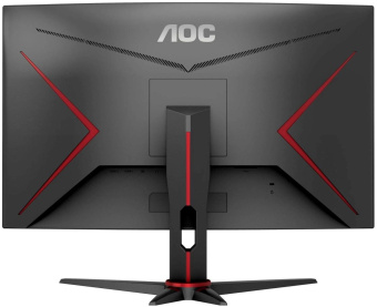 Монитор AOC 27" Gaming CQ27G2SE/BK черный/красный VA LED 16:9 HDMI матовая HAS Piv 250cd 2560x1440 165Hz FreeSync Premium Pro DP Quad 2K (1440p) 5.4кг от магазина РЭССИ