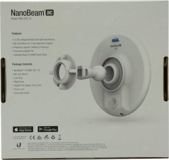 Ubiquiti NanoBeam 2AC-13 антенна параболическая активная от магазина РЭССИ