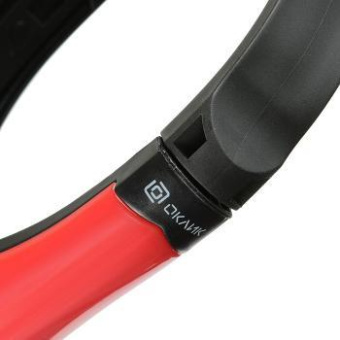 Наушники с микрофоном Оклик HS-M150 черный/красный 2.2м накладные оголовье (359486) от магазина РЭССИ