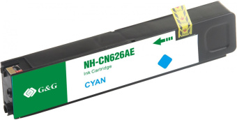 Картридж струйный G&G NH-CN626AE голубой (110мл) для HP Officejet Pro X576dw/X476dn/X551dw/X451dw от магазина РЭССИ