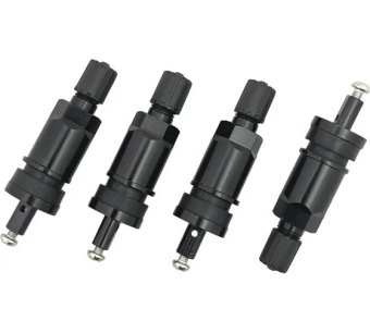 Комплект вентилей NORM 4шт. под датчик черные TPMS-02B от магазина РЭССИ
