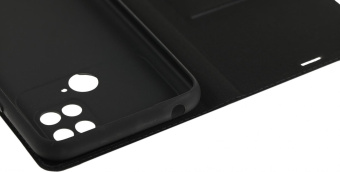 Чехол (флип-кейс) BoraSCO для Xiaomi Poco C40 черный (70748) от магазина РЭССИ