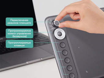 Графический планшет Parblo Intangbo X7 USB Type-C черный от магазина РЭССИ