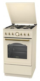 Плита Газовая Gorenje GI52CLI бежевый (металлическая крышка) реш.чугун от магазина РЭССИ