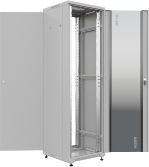 Шкаф серверный NTSS Премиум (NTSS-R22U6060GS) напольный 22U 600x600мм пер.дв.стекл металл 900кг серый IP20 сталь от магазина РЭССИ