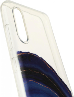 Чехол (клип-кейс) Gresso для Samsung Galaxy A02 Air прозрачный/темно-синий (GR17AAAE9175) от магазина РЭССИ