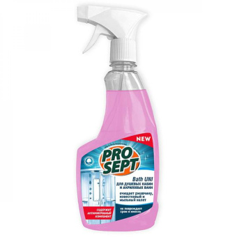 Универсальный концентрат для санитарных комнат PROSEPT Bath Uni с антимикробным эффектом 0.5 л 225-0 от магазина РЭССИ