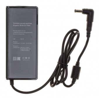 Блок питания Buro BUM-0221B90 автоматический 90W 18.5V-20V 11-connectors 4.5A 1xUSB 2.4A от бытовой электросети LED индикатор от магазина РЭССИ