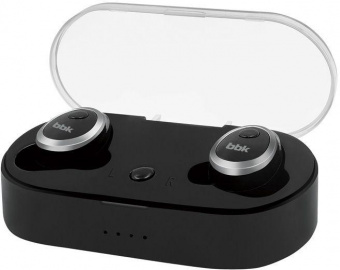 Гарнитура вкладыши BBK BT04 черный беспроводные bluetooth в ушной раковине (BT04 (B)) от магазина РЭССИ