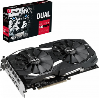 Видеокарта Asus PCI-E DUAL-RX560-4G AMD Radeon RX 560 4096Mb 128 GDDR5 1199/6800 HDMIx1 DPx2 HDCP Ret от магазина РЭССИ