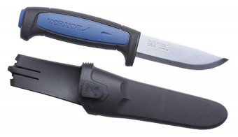 Нож Morakniv Pro S (12242) стальной разделочный лезв.91мм прямая заточка черный/синий от магазина РЭССИ