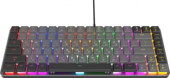 Клавиатура Оклик K615X механическая черный/серебристый USB Multimedia for gamer LED (1934413) от магазина РЭССИ