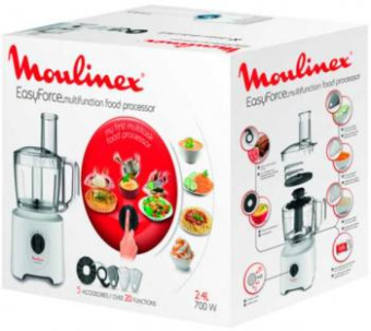 Кухонный комбайн Moulinex Easy Force FP244110 700Вт белый от магазина РЭССИ