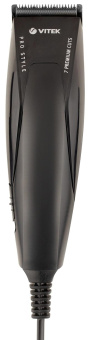 Машинка для стрижки Vitek VT-2574 черный 10Вт от магазина РЭССИ