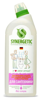 Средство для удаления ржавчины и известкового налета 1л биоразлагаемое гель SYNERGETIC 104100 104100/8 от магазина РЭССИ